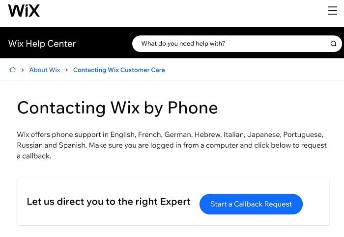 wix-support